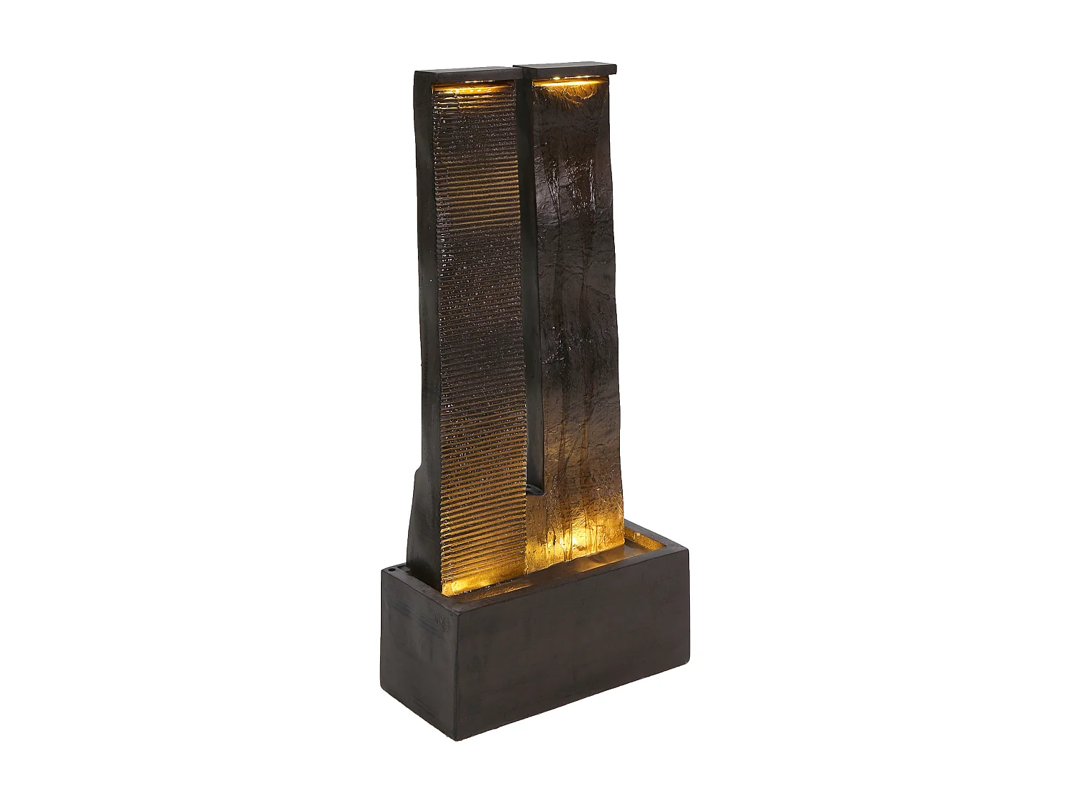 Fontaine de jardin SUNLINE LED Marron