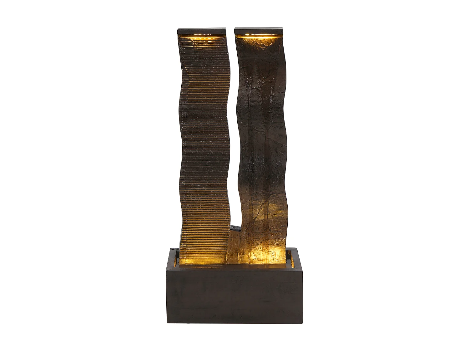 Fontaine de jardin SUNLINE LED Marron