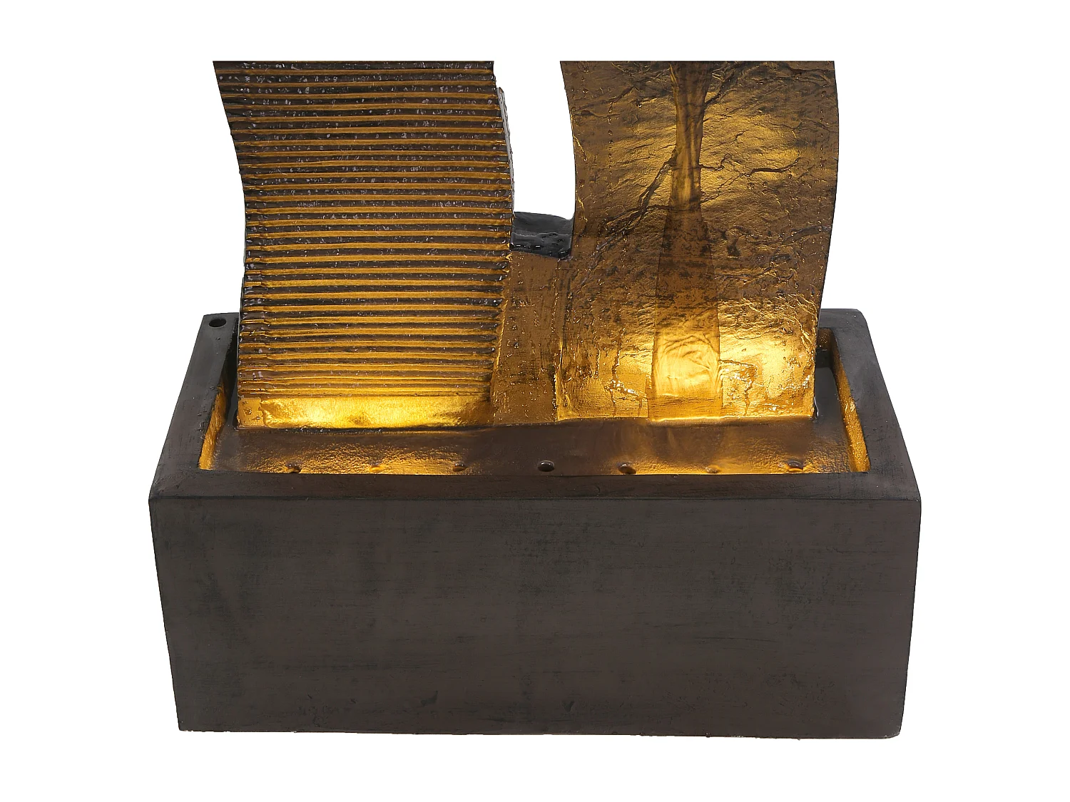 Fontaine de jardin SUNLINE LED Marron