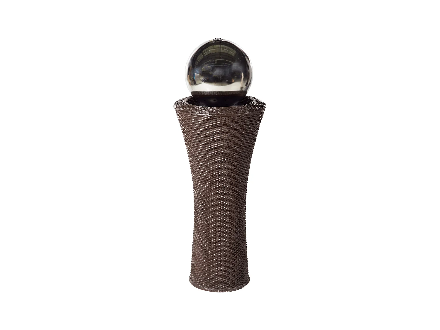 Fontaine de jardin ZENYATTA LED Marron