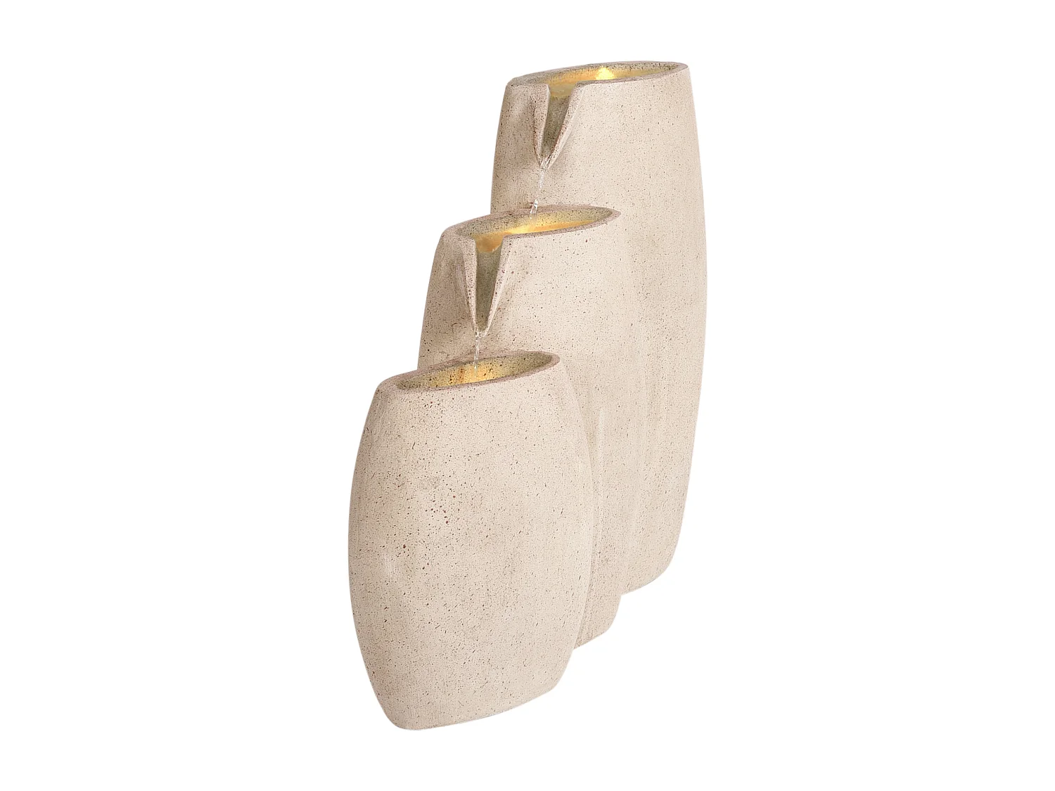Fontaine de jardin ARKLE LED Beige