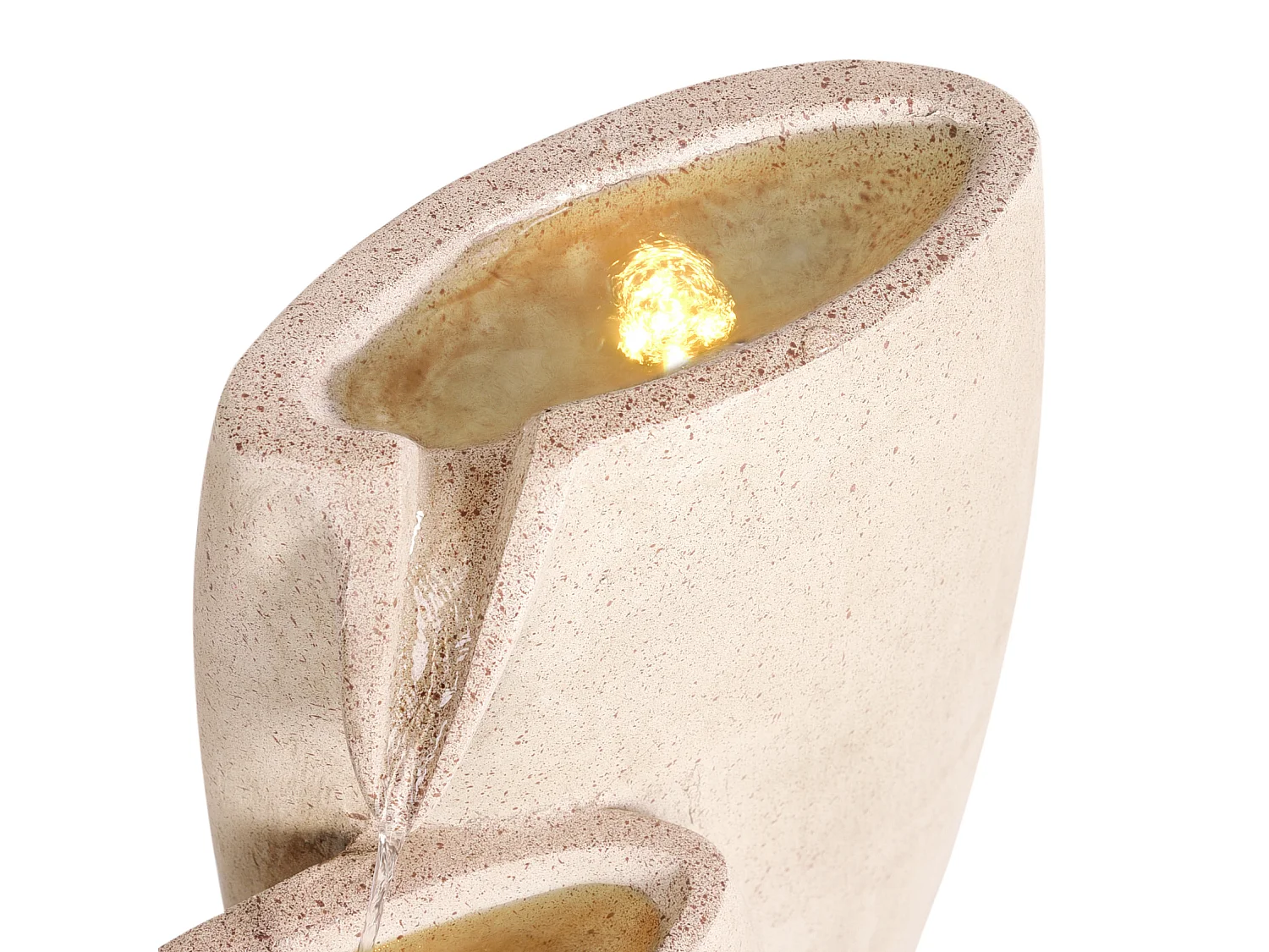 Fontaine de jardin ARKLE LED Beige