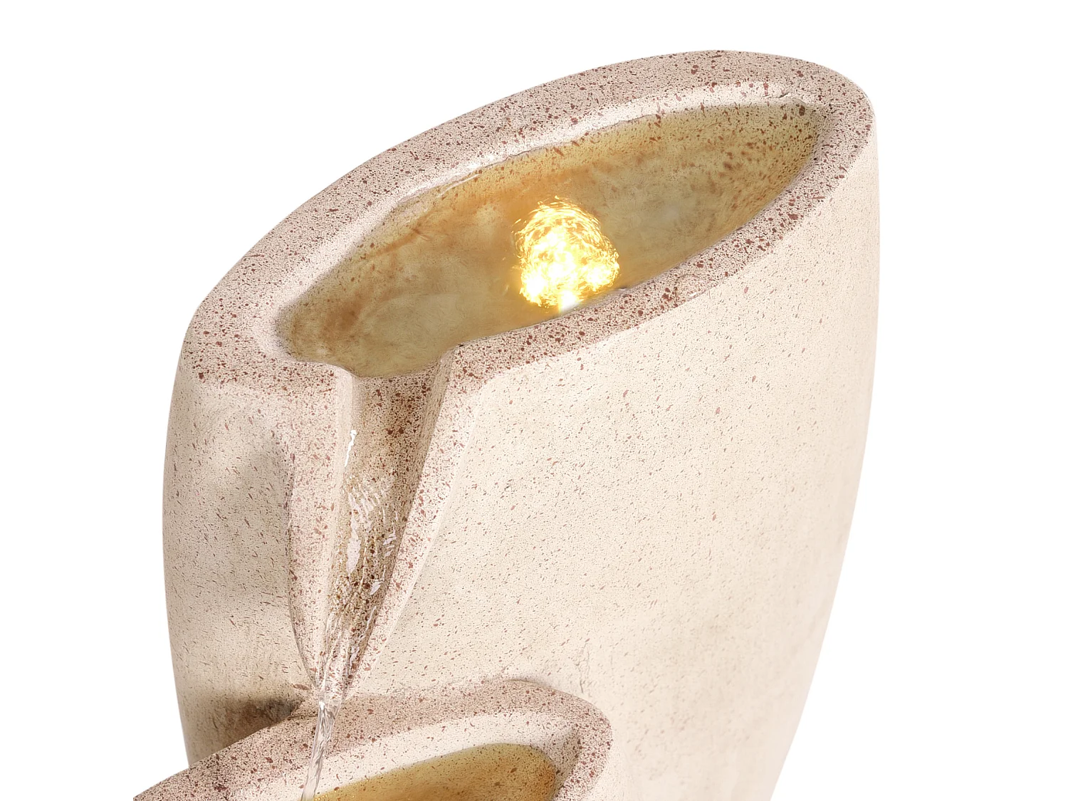 Fontaine de jardin ARKLE LED Beige