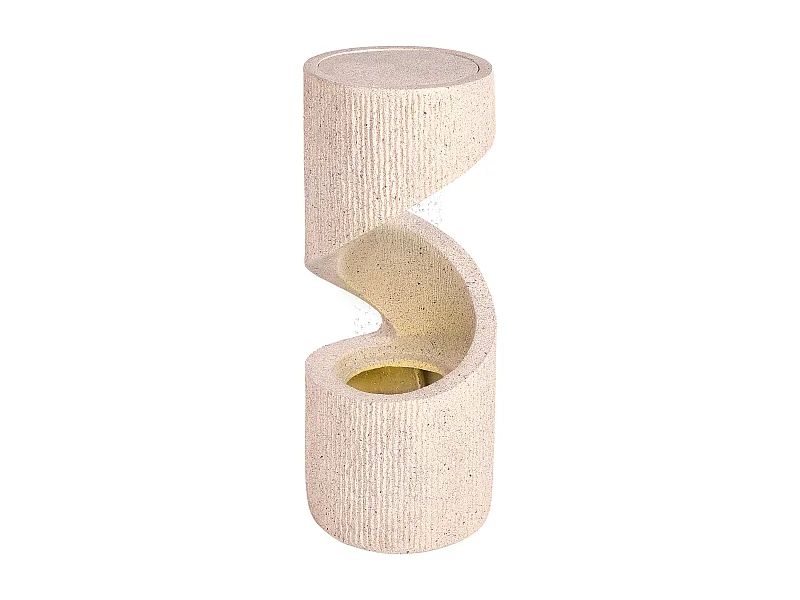 Fontana da giardino con LED beige WINX