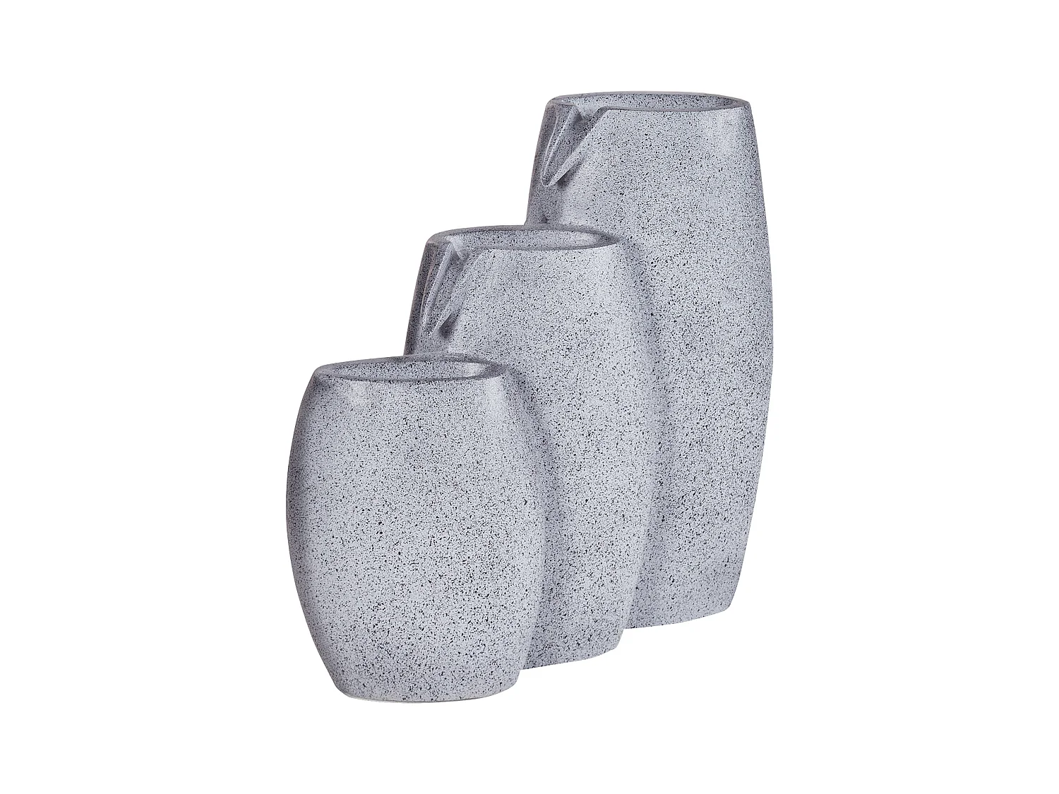 Fontana da giardino con LED grigio ARKLE