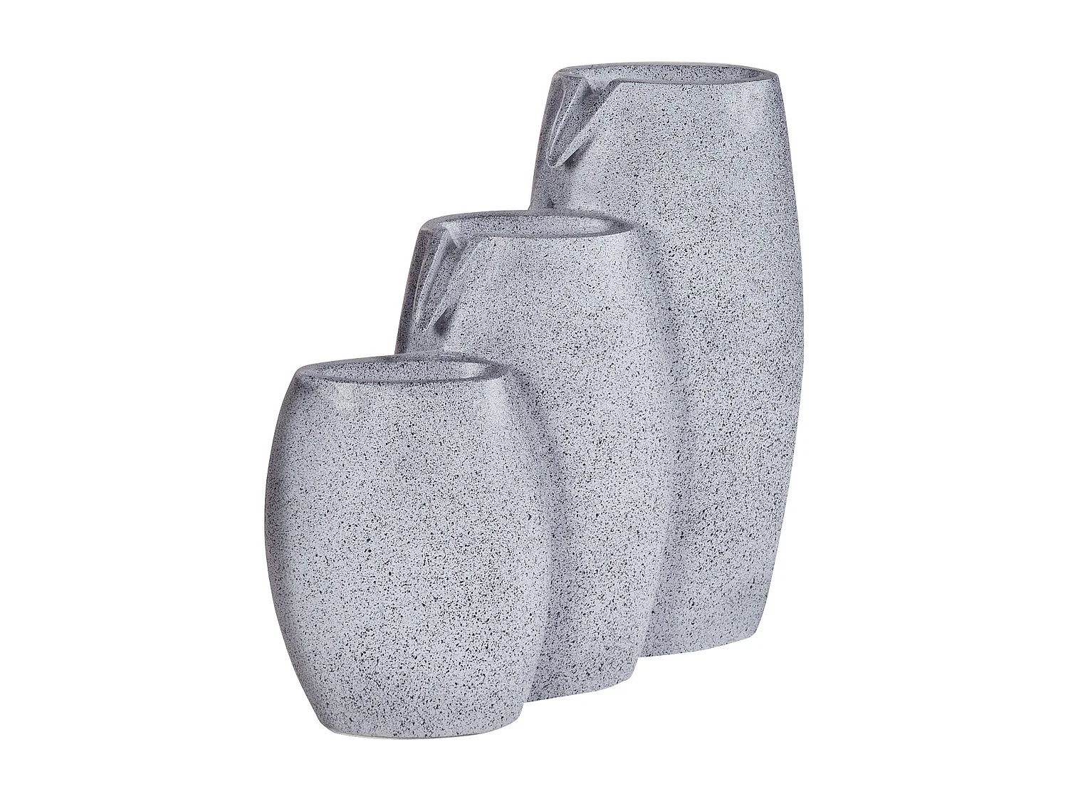 Gartenbrunnen mit LED grau ARKLE