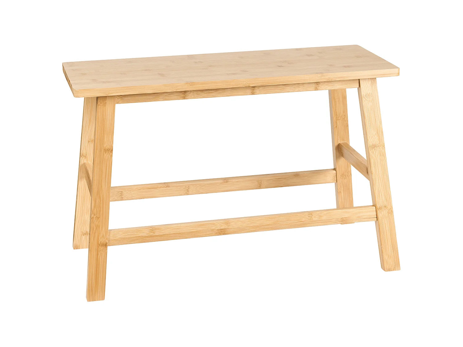 Banc de salle de bain en bambou bois clair IGUAZU