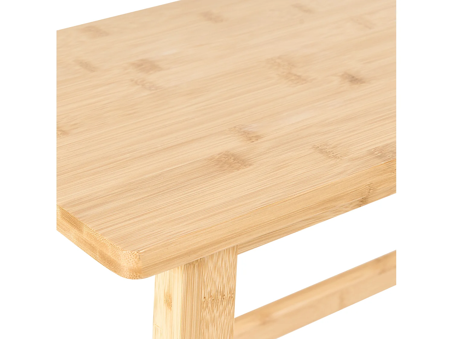 Banc de salle de bain en bambou bois clair IGUAZU
