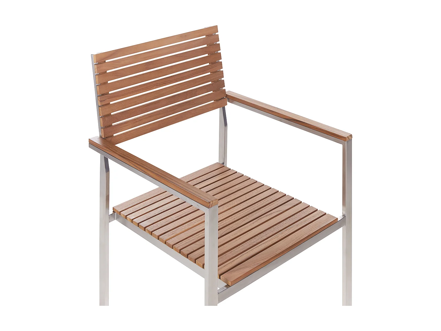 Lot de 6 chaises de jardin VIAREGGIO Marron