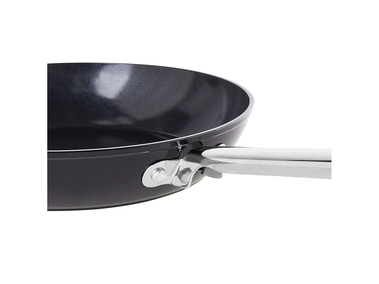 Set of 3 Frying Pans ELITE PRO Black
