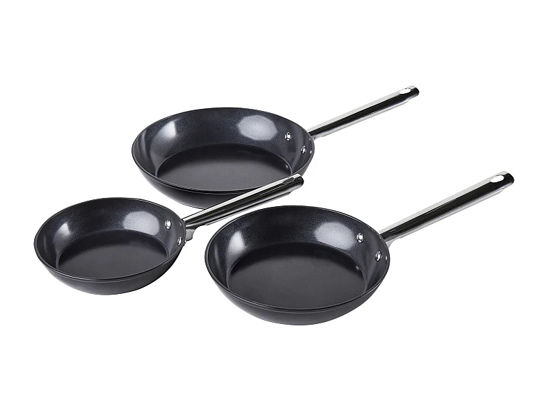 Set di 3 padelle ELITE PRO Nero