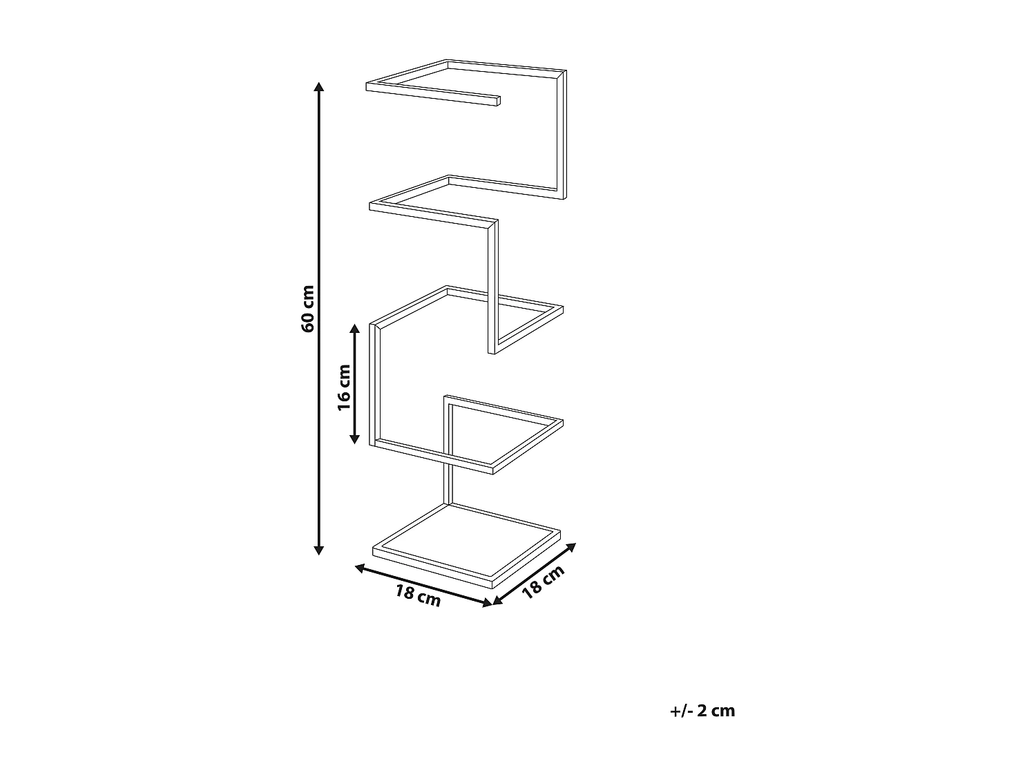 Porte-parapluie ROSOY Métal Noir