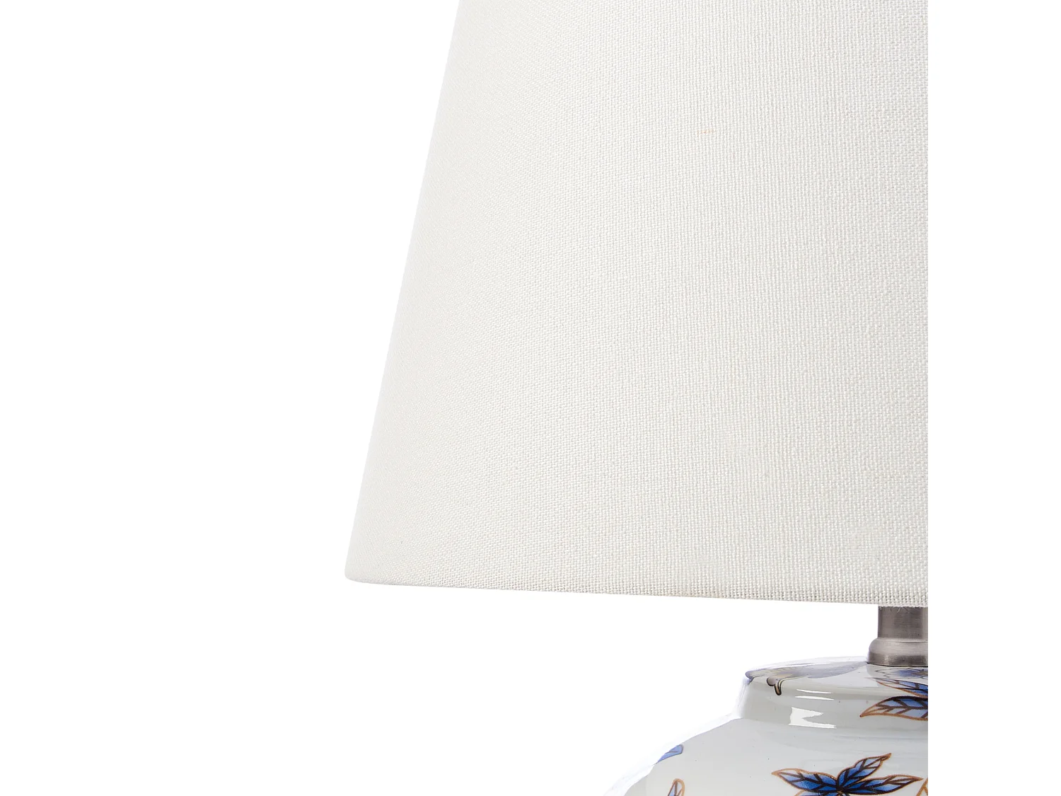 Lampada da tavolo SUNJA Porcellana Bianco/ Blu