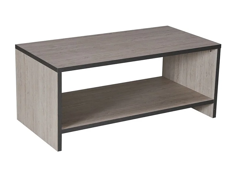 Table basse 100x50cm ANLA couleur Chêne sablße design moderne de haute qualité