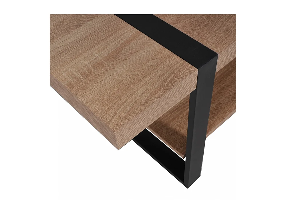 Table basse 120x60cm SEMRA couleur Chêne design moderne de haute qualité