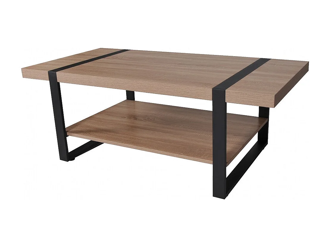 Table basse 120x60cm SEMRA couleur Chêne design moderne de haute qualité