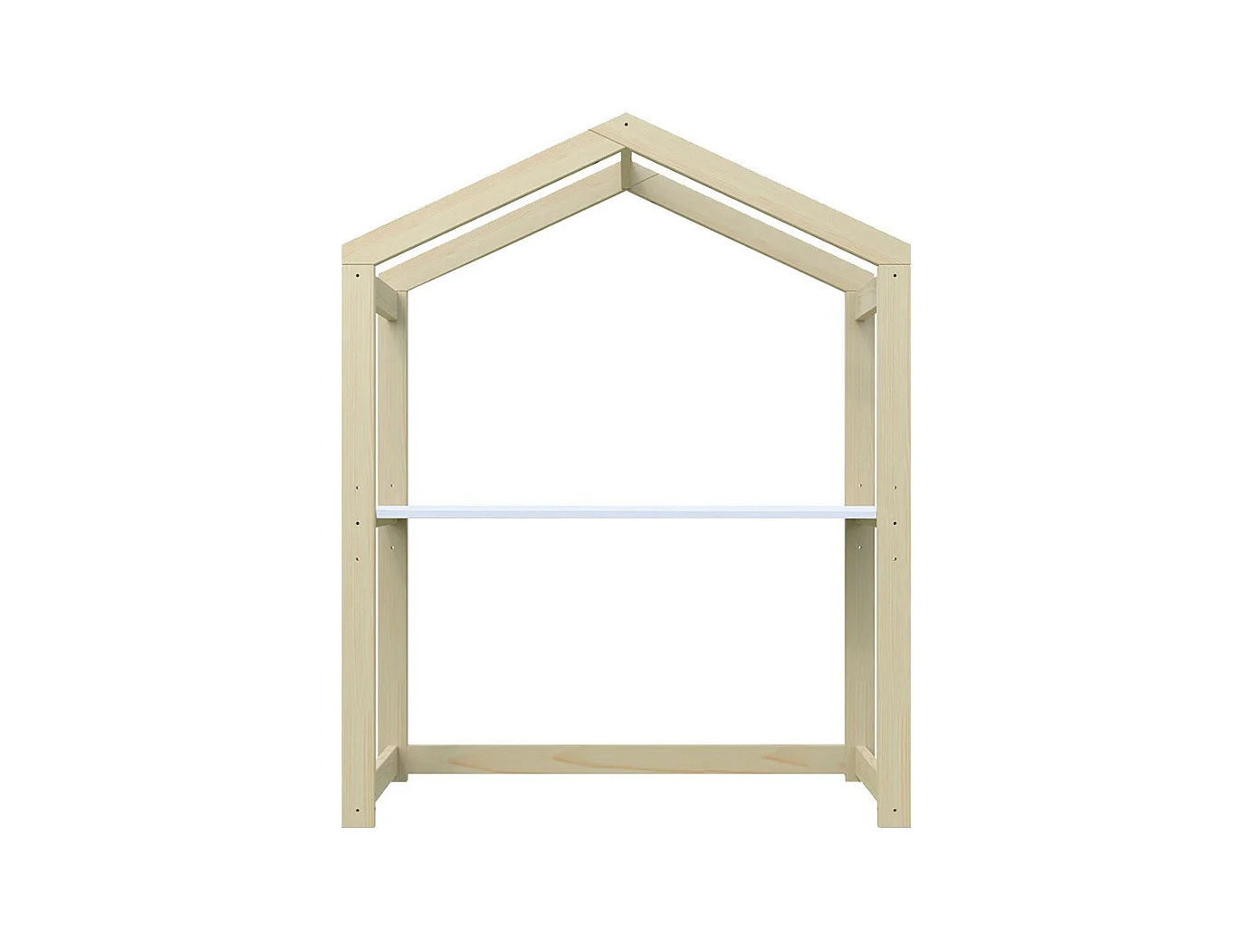 Bureau cabane enfant 119x45cm réglable en hauteur Epicéa massif