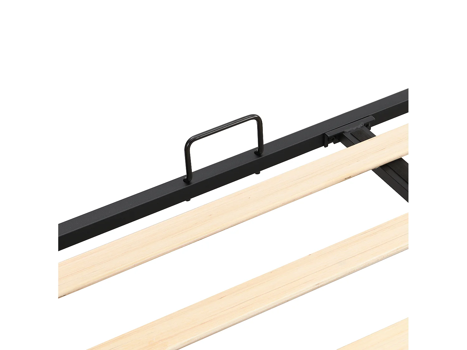 Lit adulte 160x200 cm - Lit double avec tête de lit et sommier à lattes en bois - velours beige clair