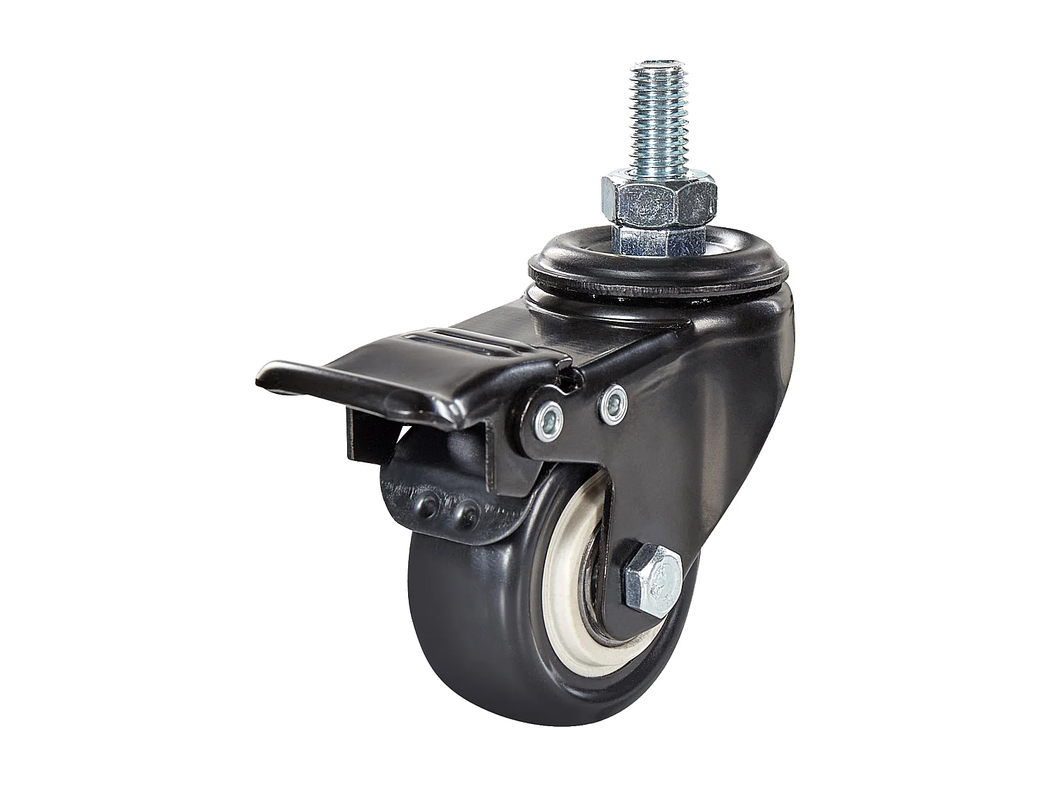 Lot de 4 roulettes pour bureau d'angle DESTINES Noir