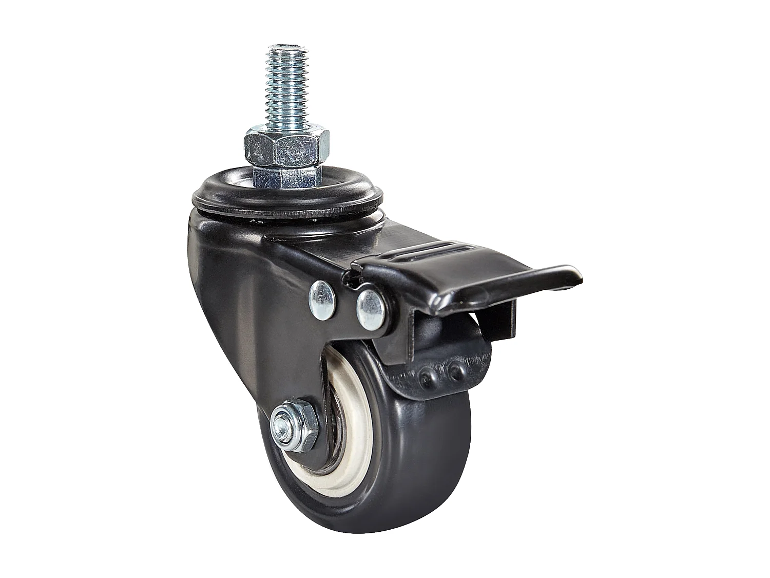 Lot de 4 roulettes pour bureau d'angle DESTINES Noir