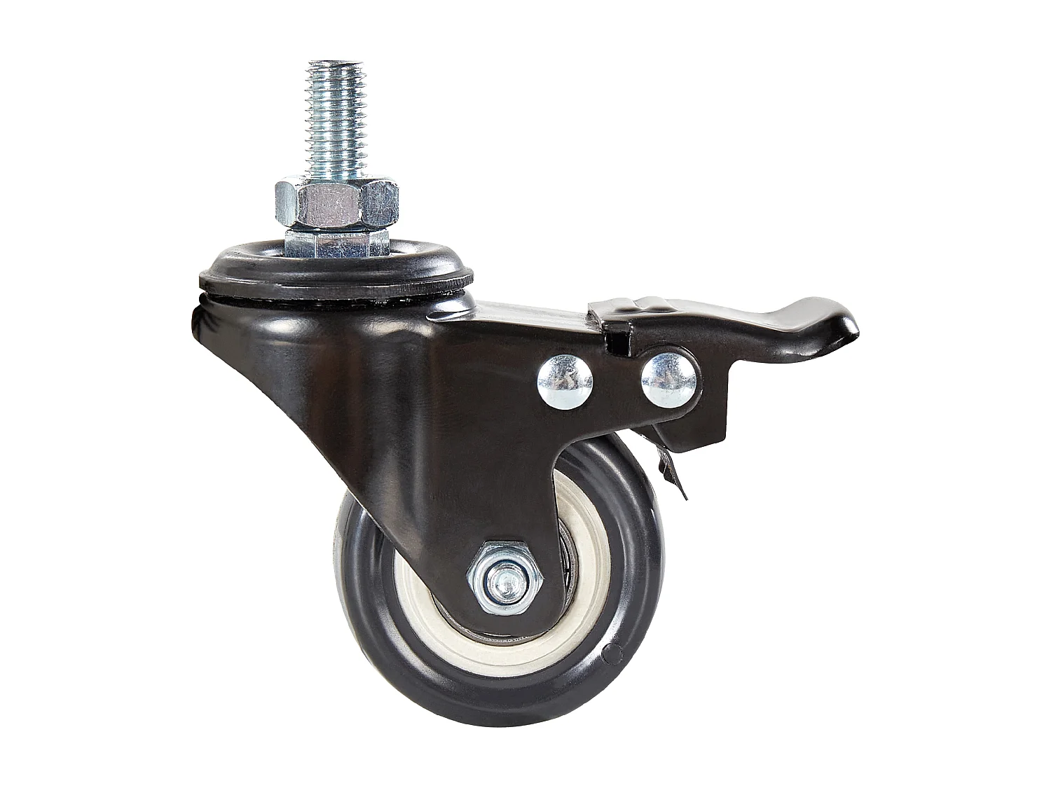 Lot de 4 roulettes pour bureau d'angle DESTINES Noir