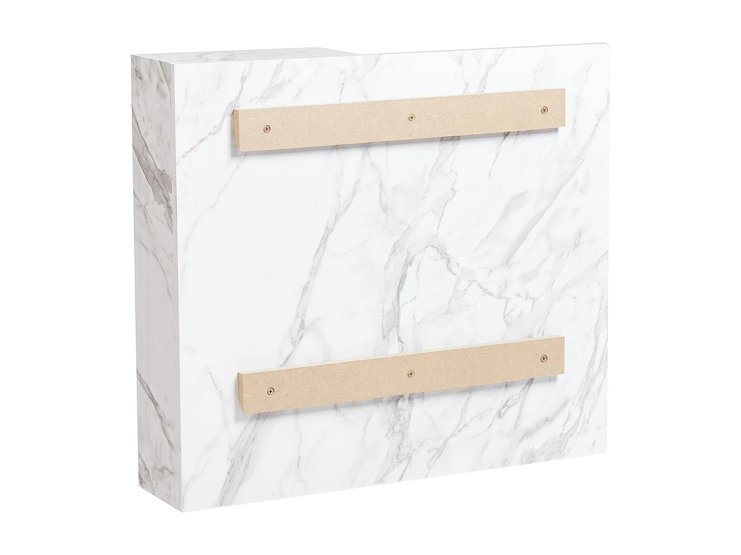 Armadio a muro per specchio da bagno JOINVILLE 60 cm 54 cm Marmo bianco