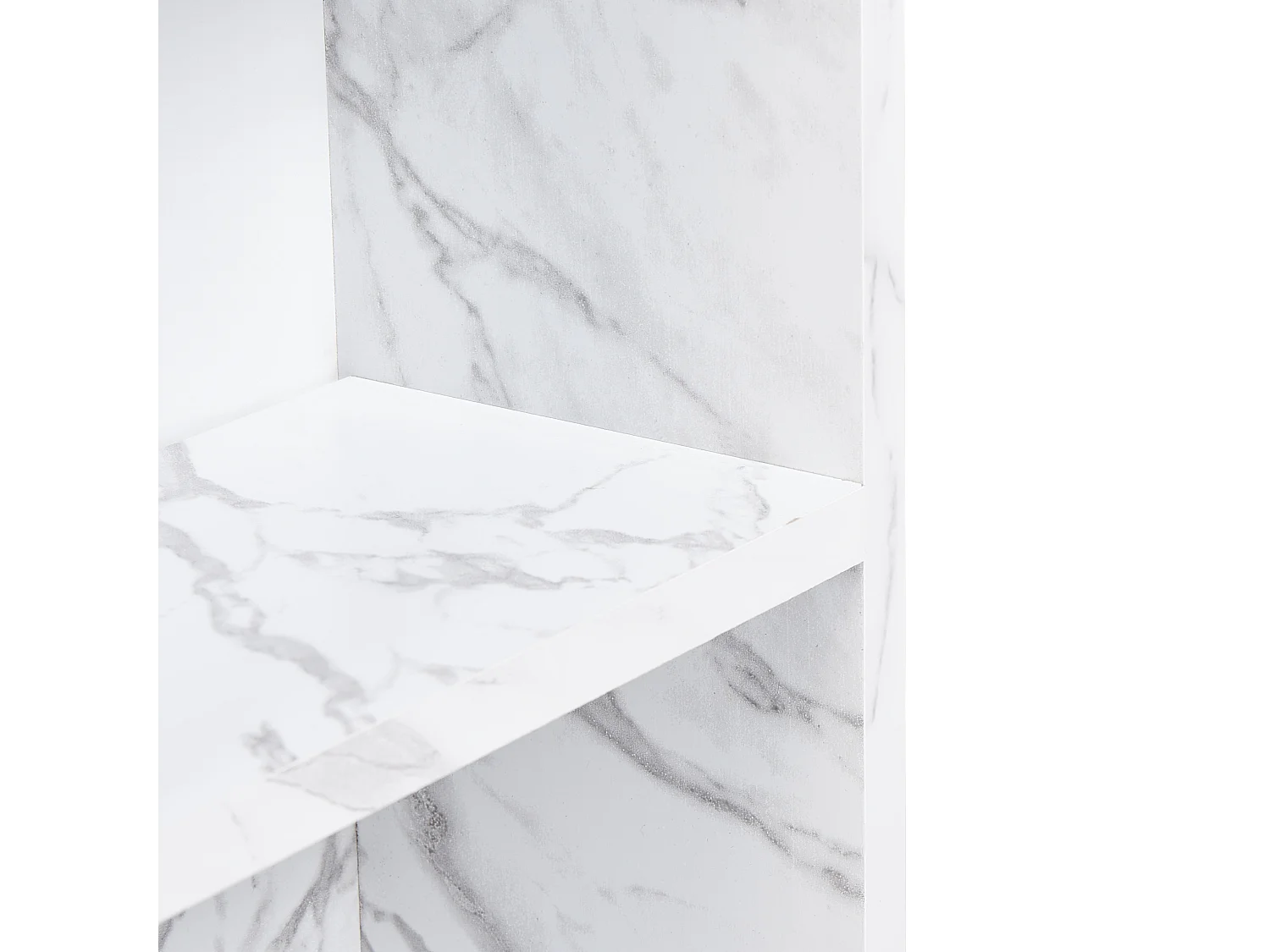 Armadio a muro per specchio da bagno JOINVILLE 60 cm 54 cm Marmo bianco