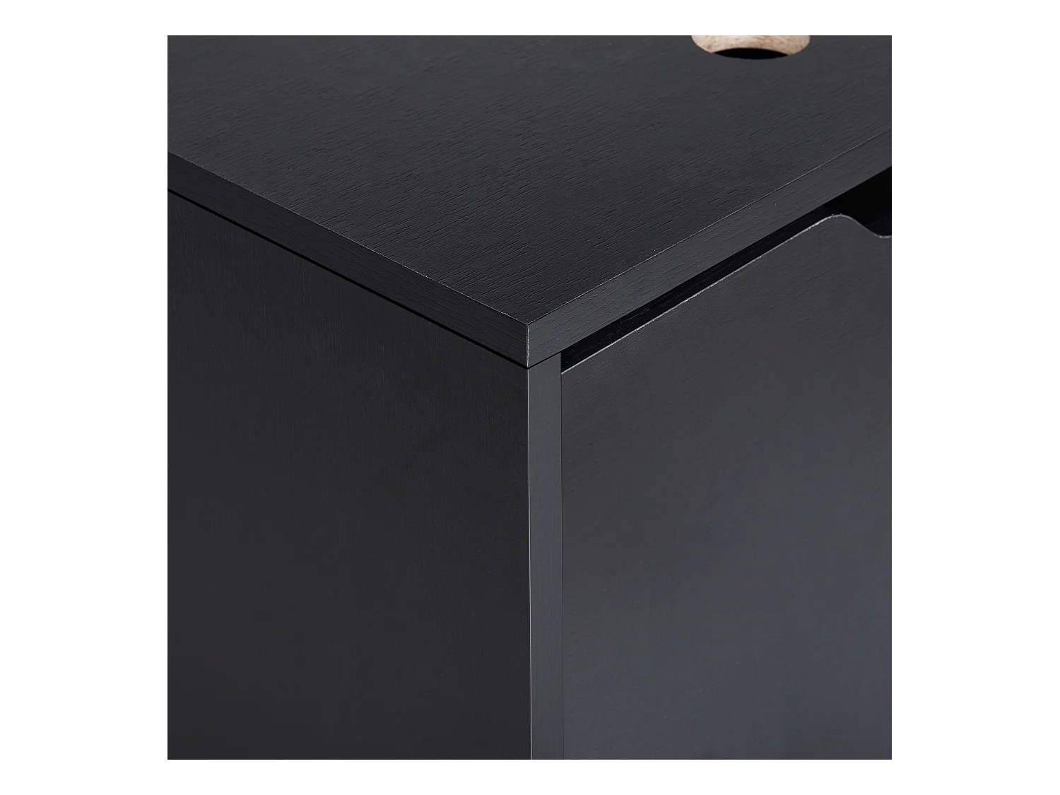 Meuble lavabo mural SUZANO 45 cm Noir