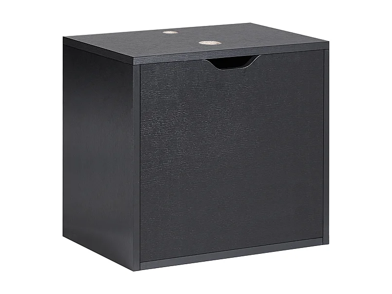 Wandgemonteerde wastafelkast SUZANO 45 cm Zwart