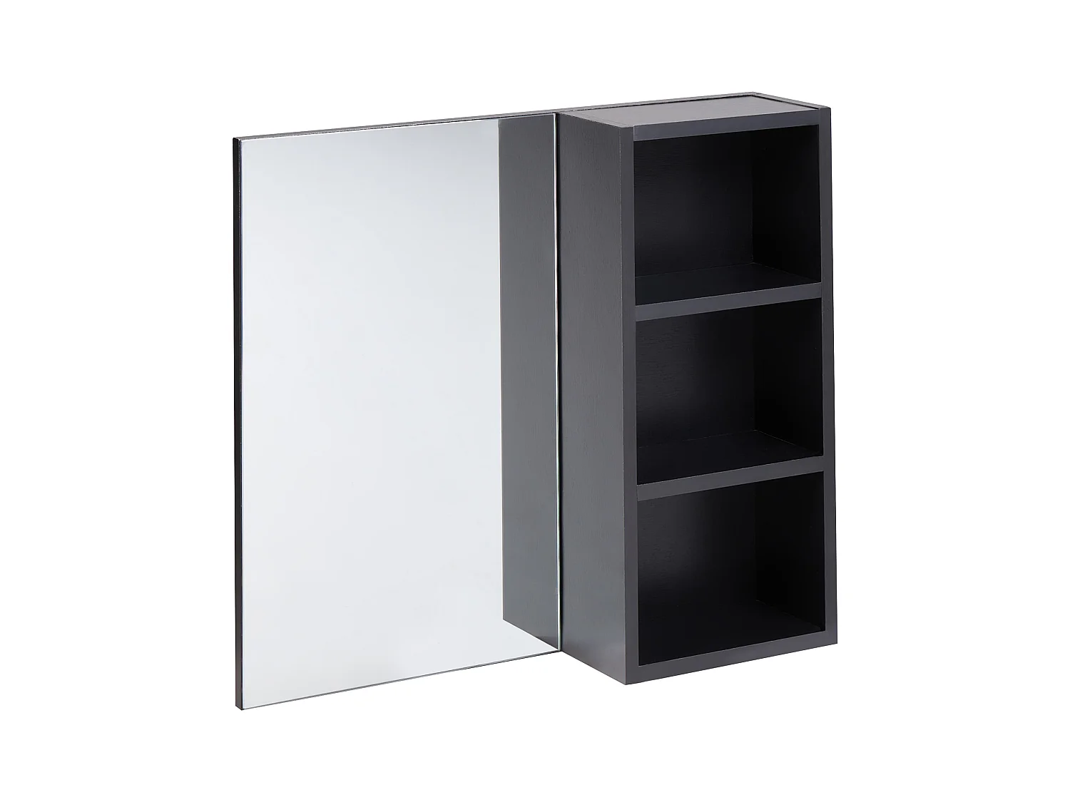 Armoire de toilette murale JOINVILLE 60 cm Noir