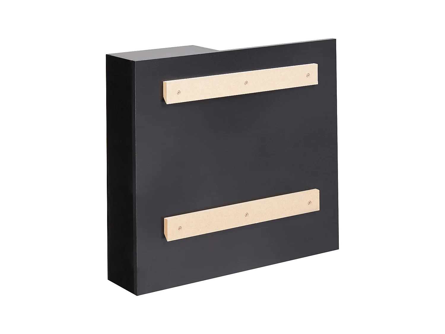 Badkamer wandkast met spiegel JOINVILLE 60 cm Zwart