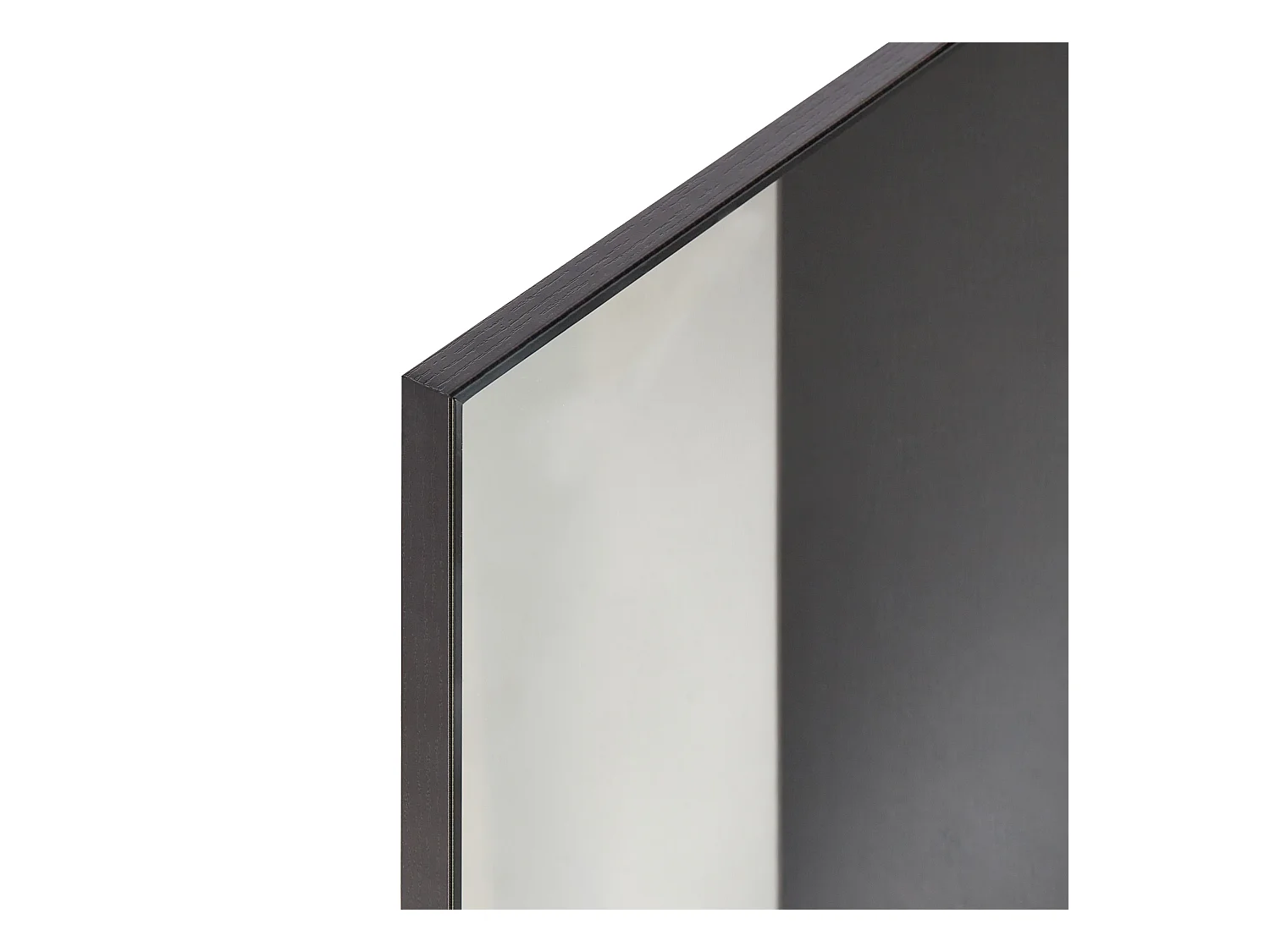 Badkamer wandkast met spiegel JOINVILLE 60 cm Zwart