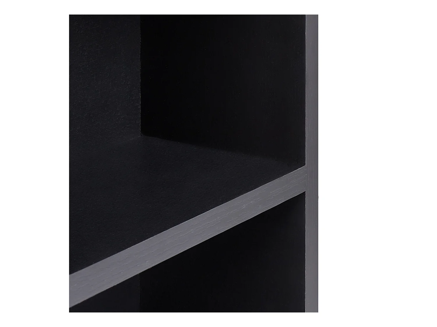 Badkamer wandkast met spiegel JOINVILLE 60 cm Zwart