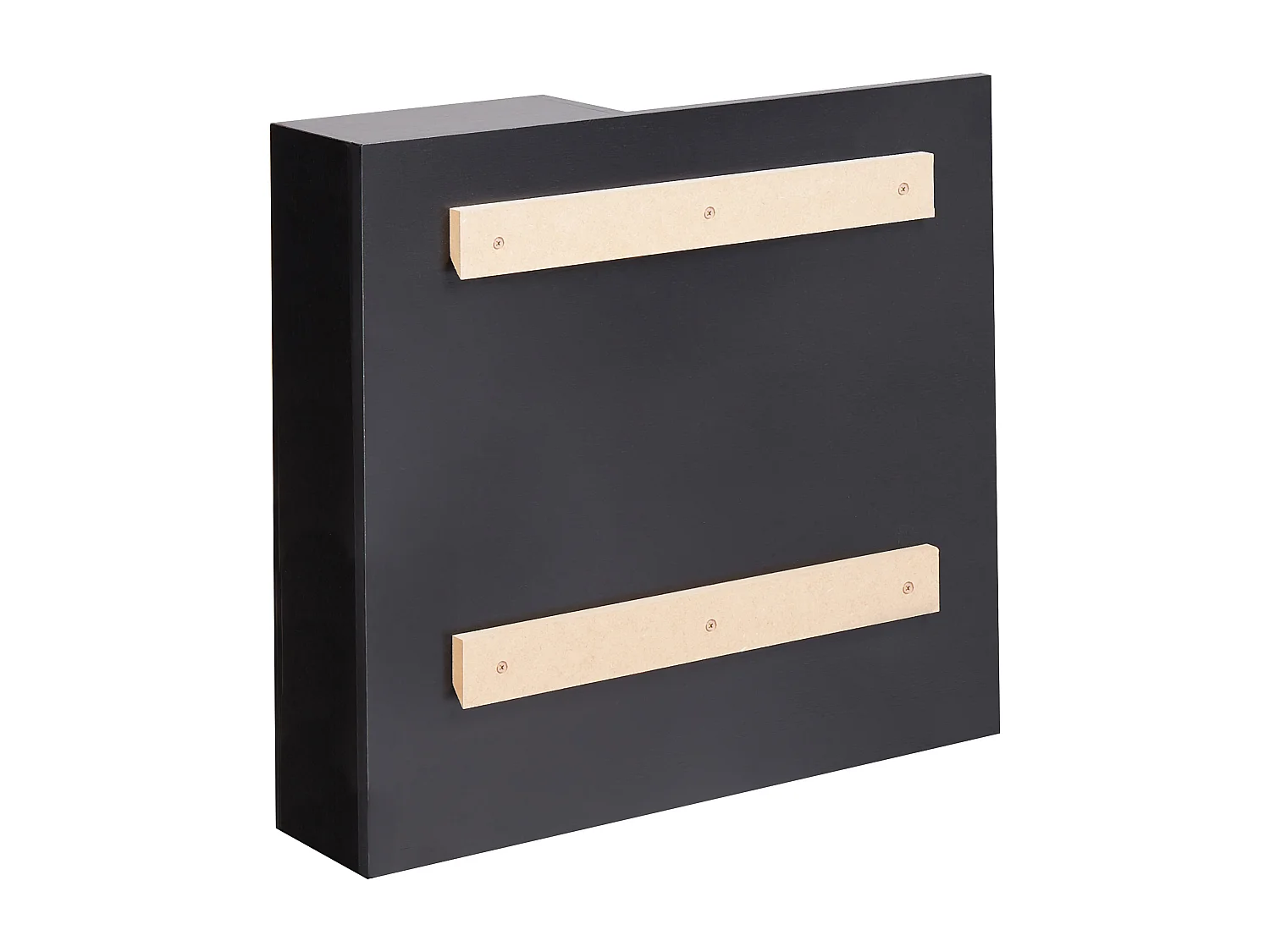 Badkamer wandkast met spiegel JOINVILLE 60 cm Zwart