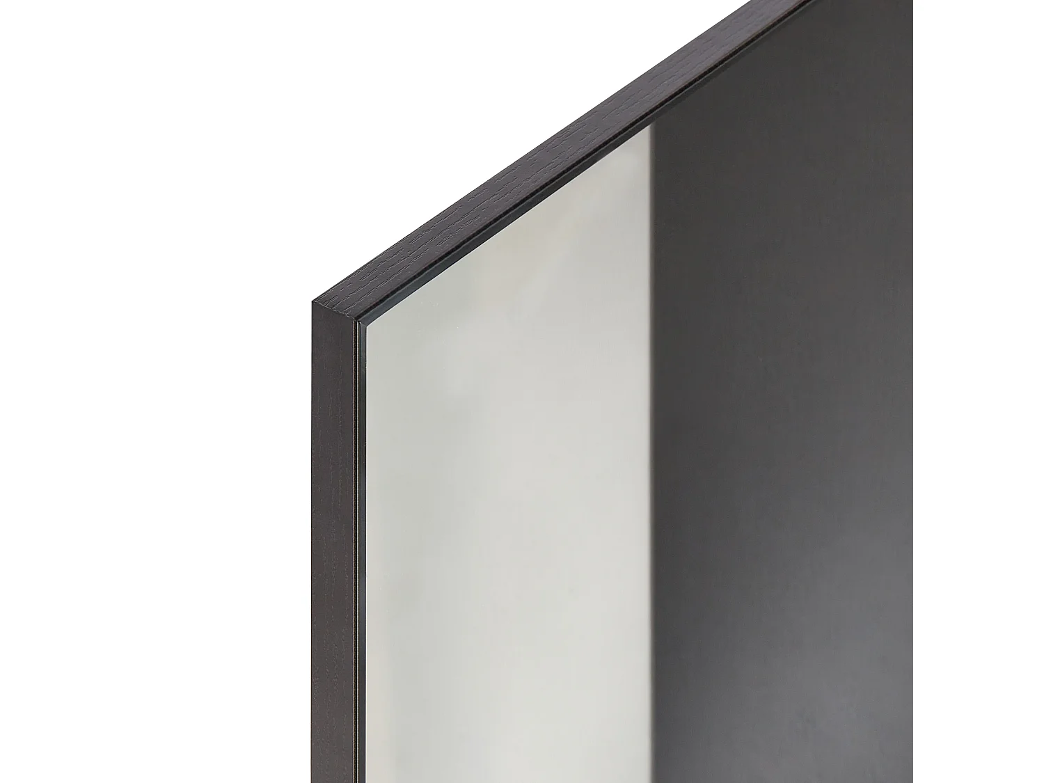Bathroom Wall Mounted Mirror Cabinet JOINVILLE 60 cm Black