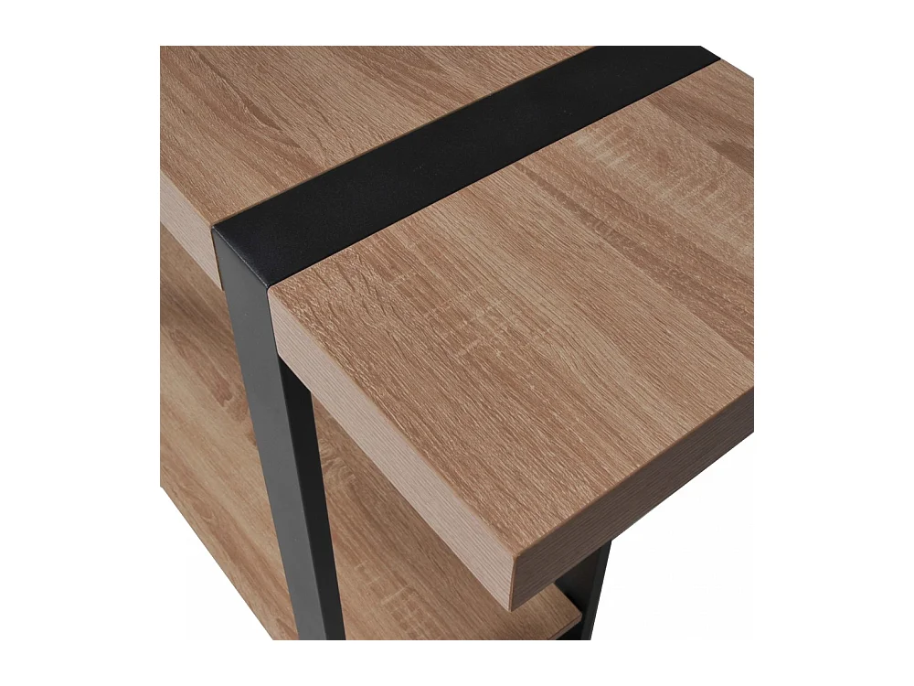 Table console 120x30cm meuble entrée SEMRA couleur chêne