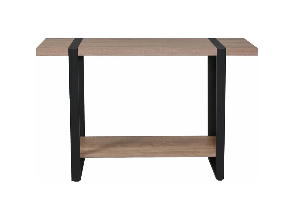 Table console 120x30cm meuble entrée SEMRA couleur chêne