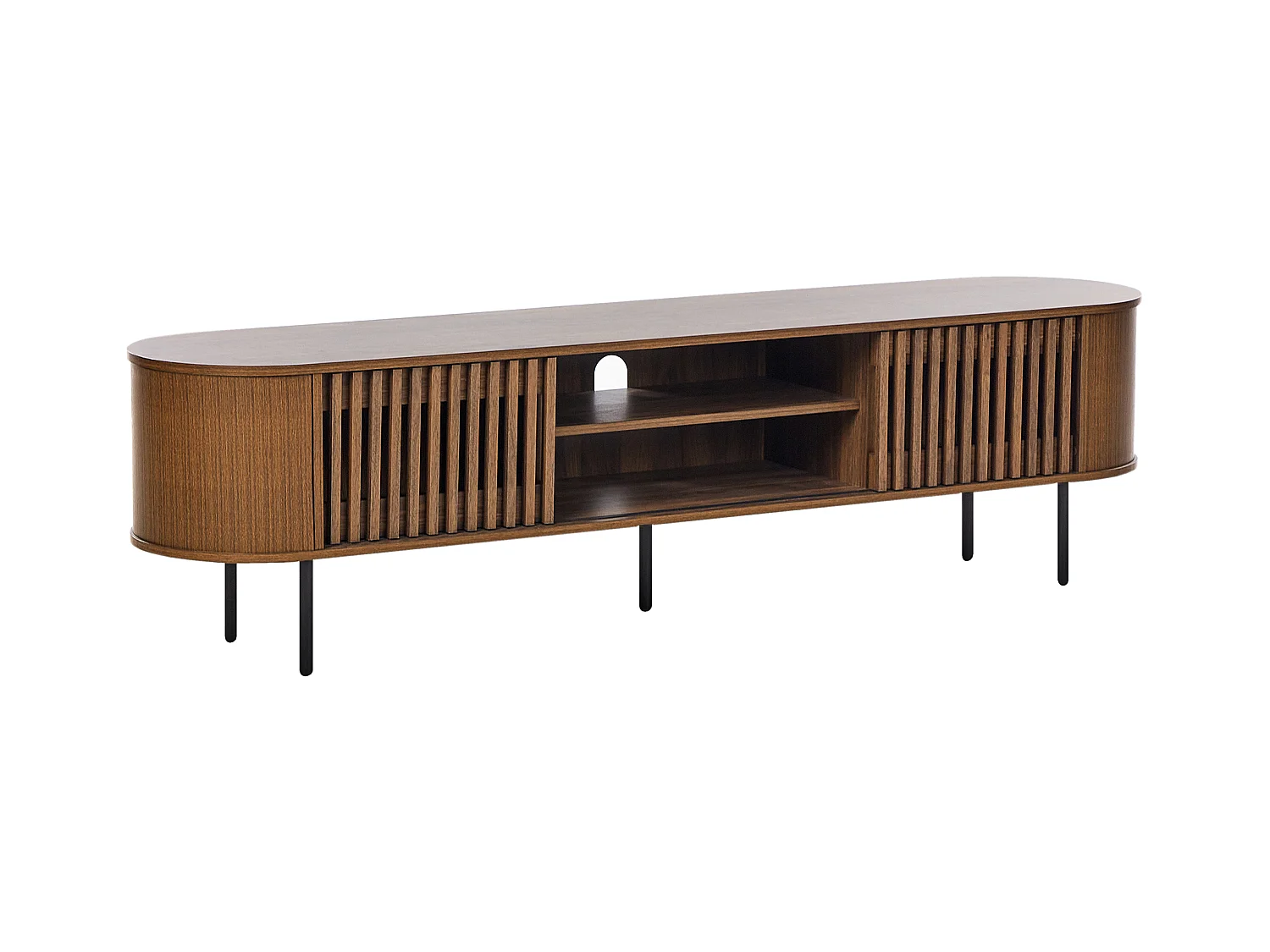 Meuble TV TAROON Marron foncé