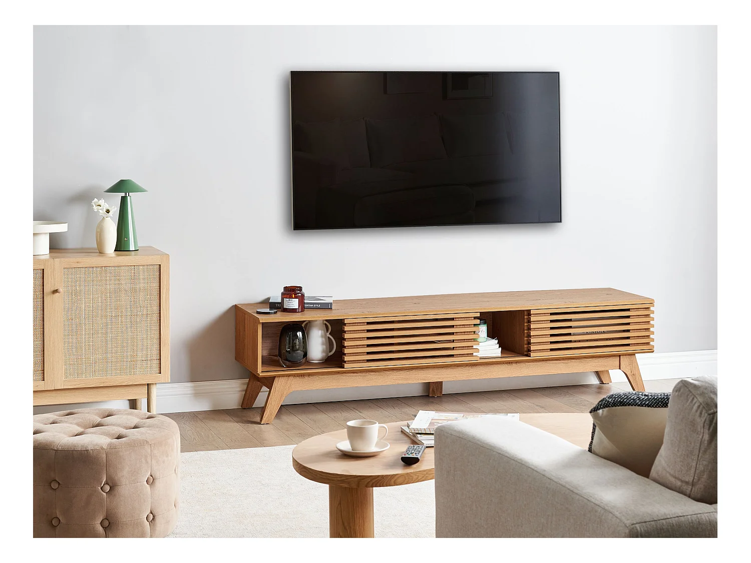 Meuble TV TOLEDO Marron