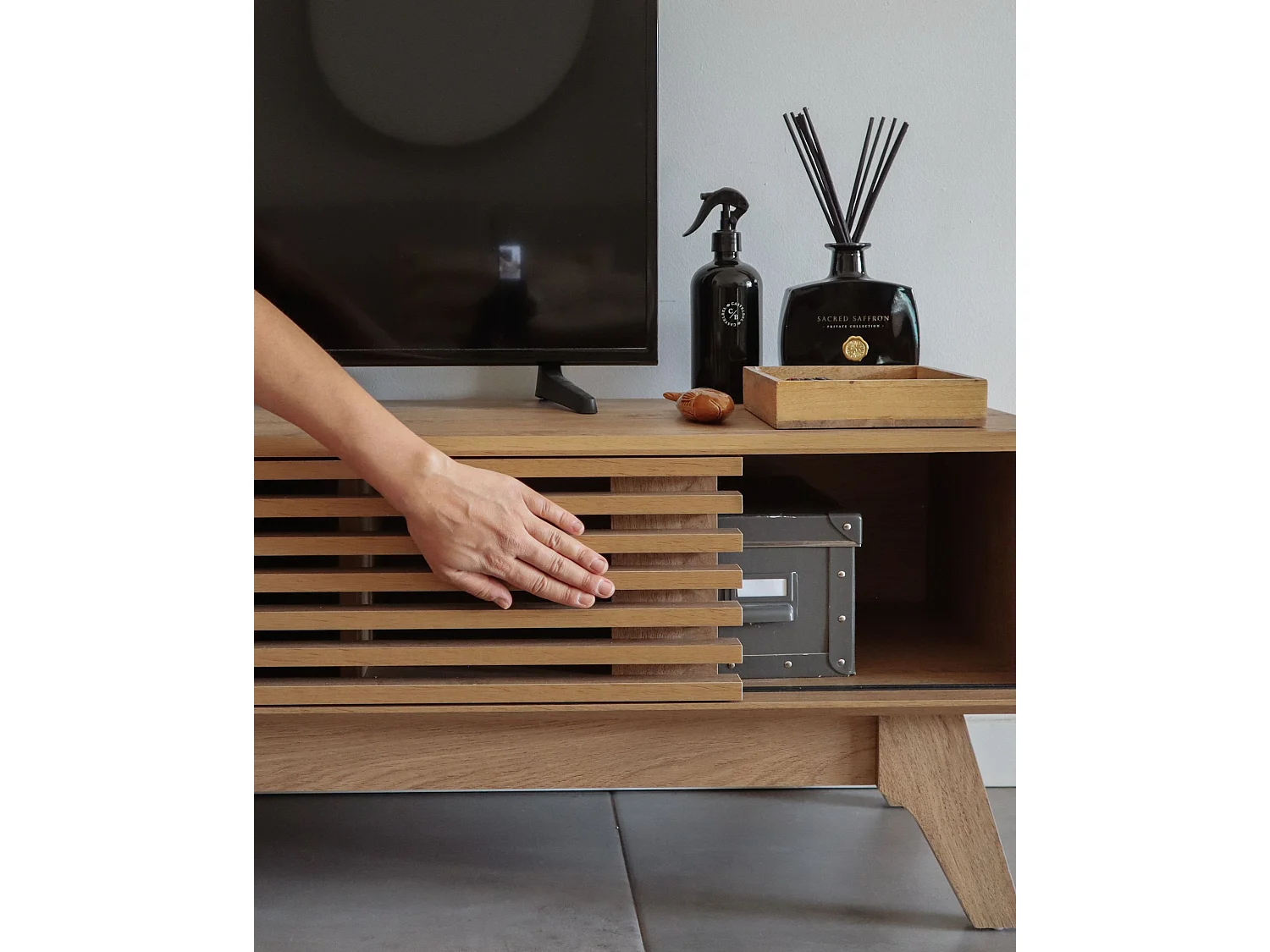TV-meubel TOLEDO Bruin