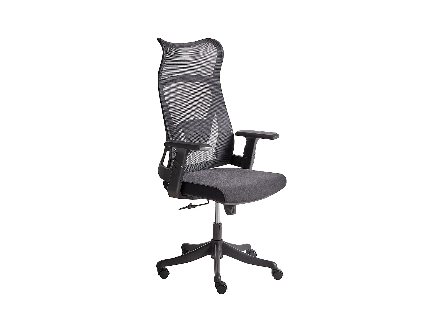 Chaise de bureau BARD Tissu Noir