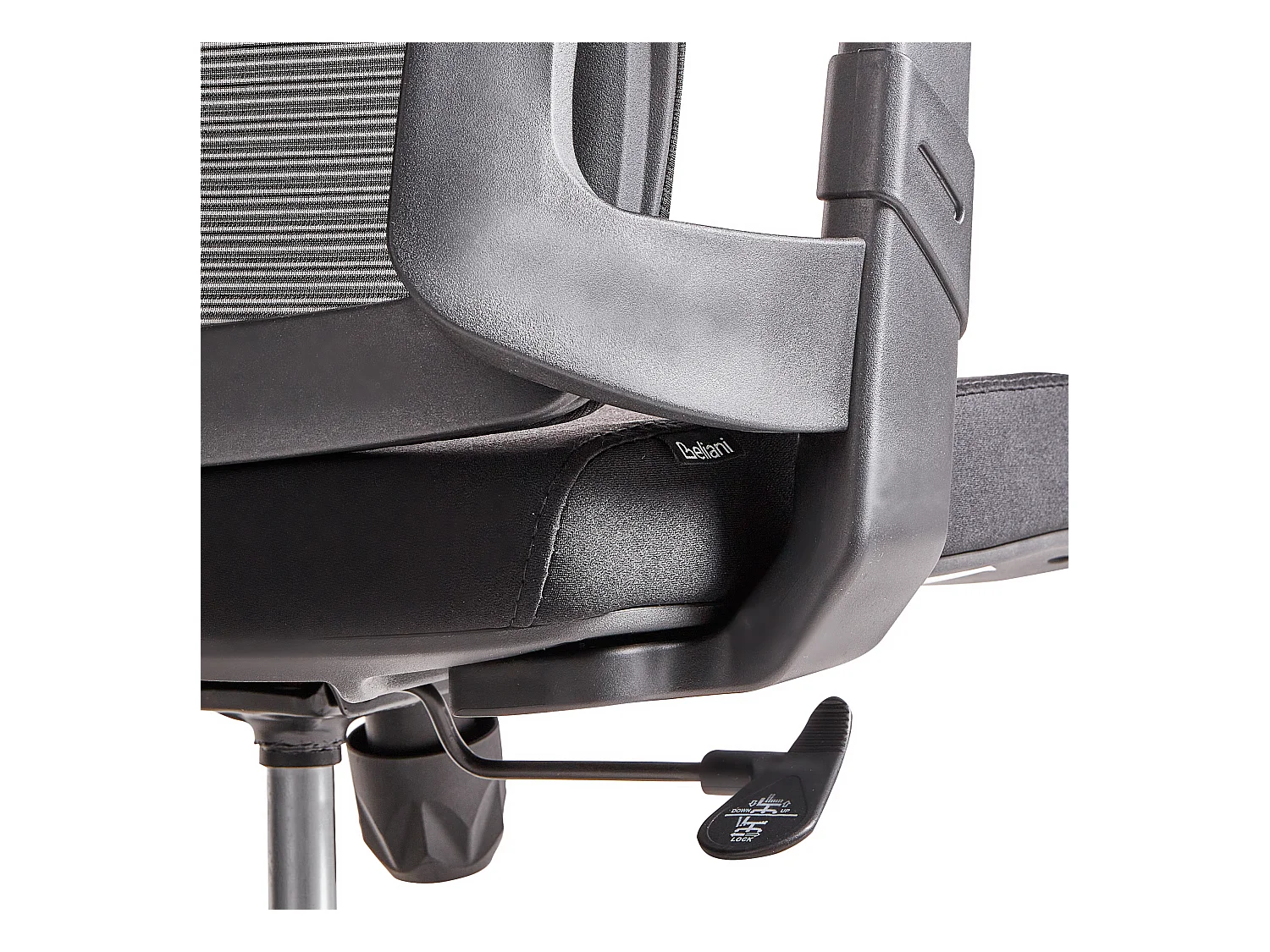 Chaise de bureau BARD Tissu Noir