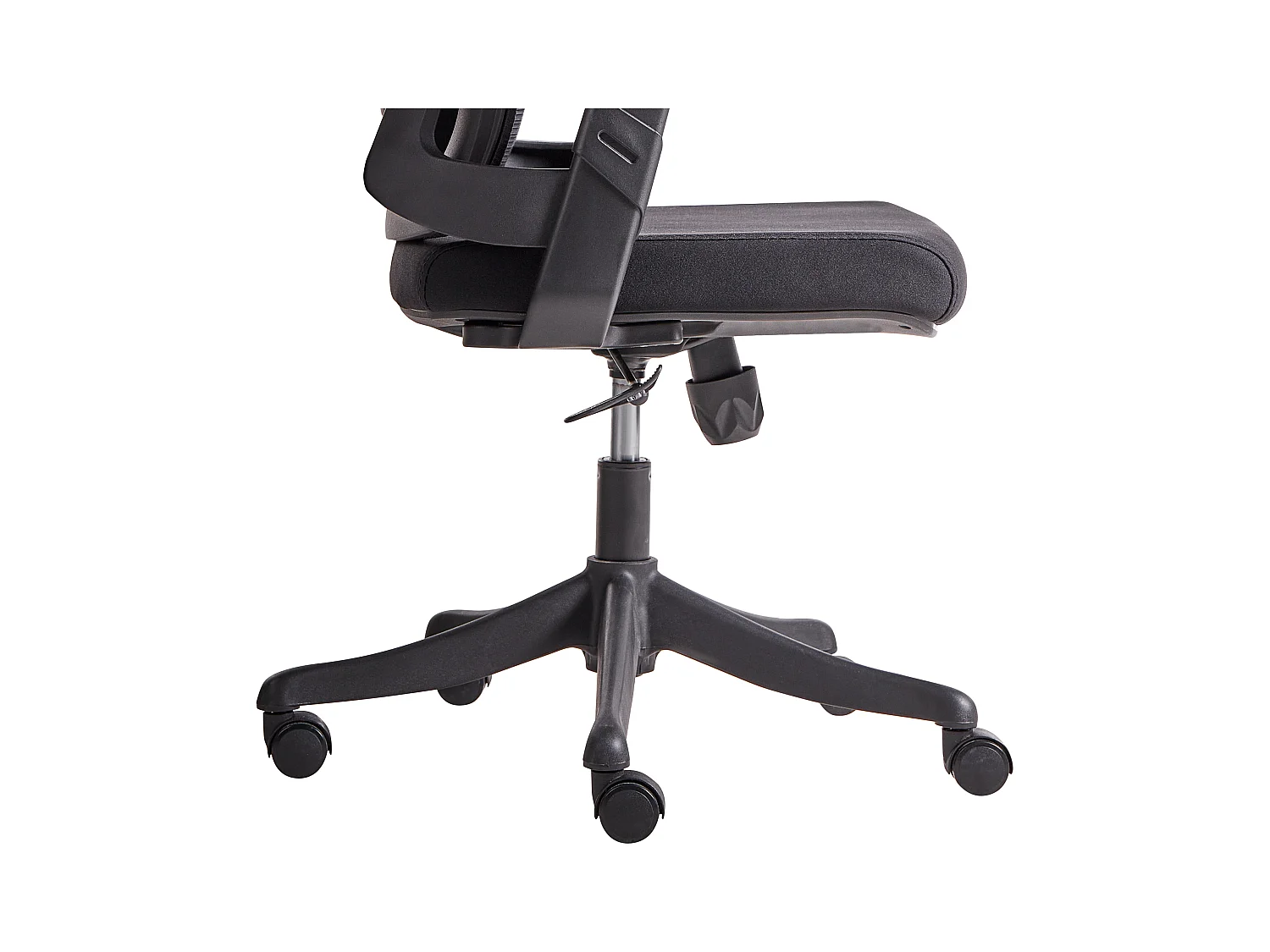 Chaise de bureau BARD Tissu Noir