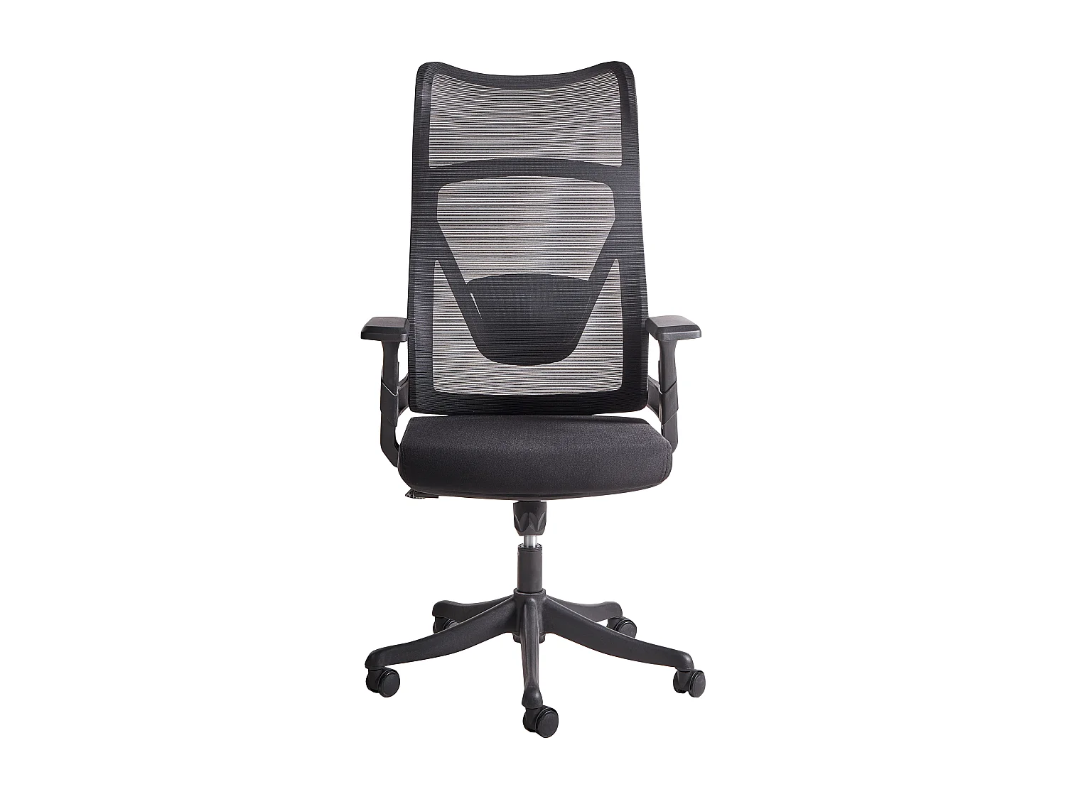 Chaise de bureau BARD Tissu Noir