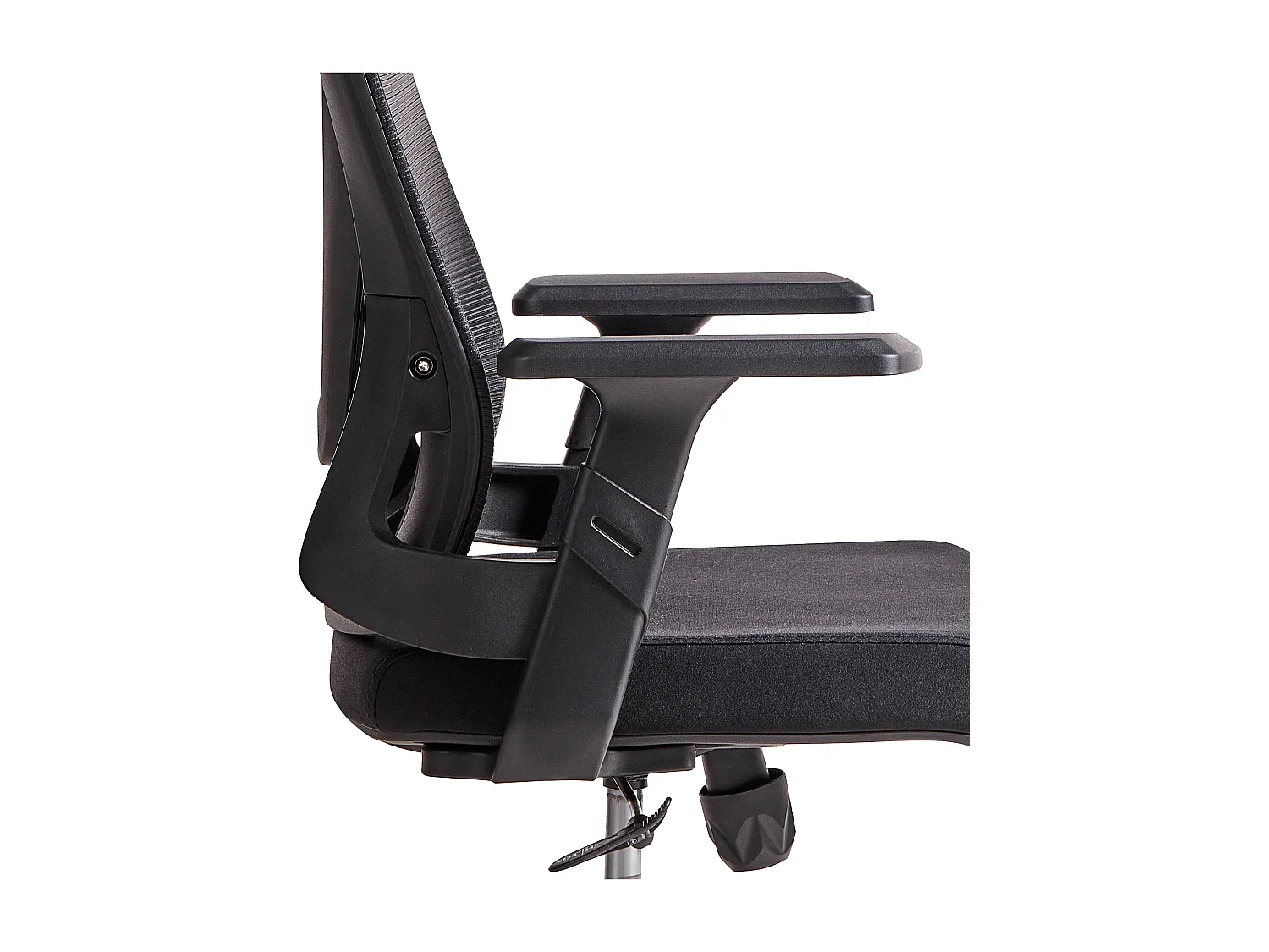 Chaise de bureau BARD Tissu Noir