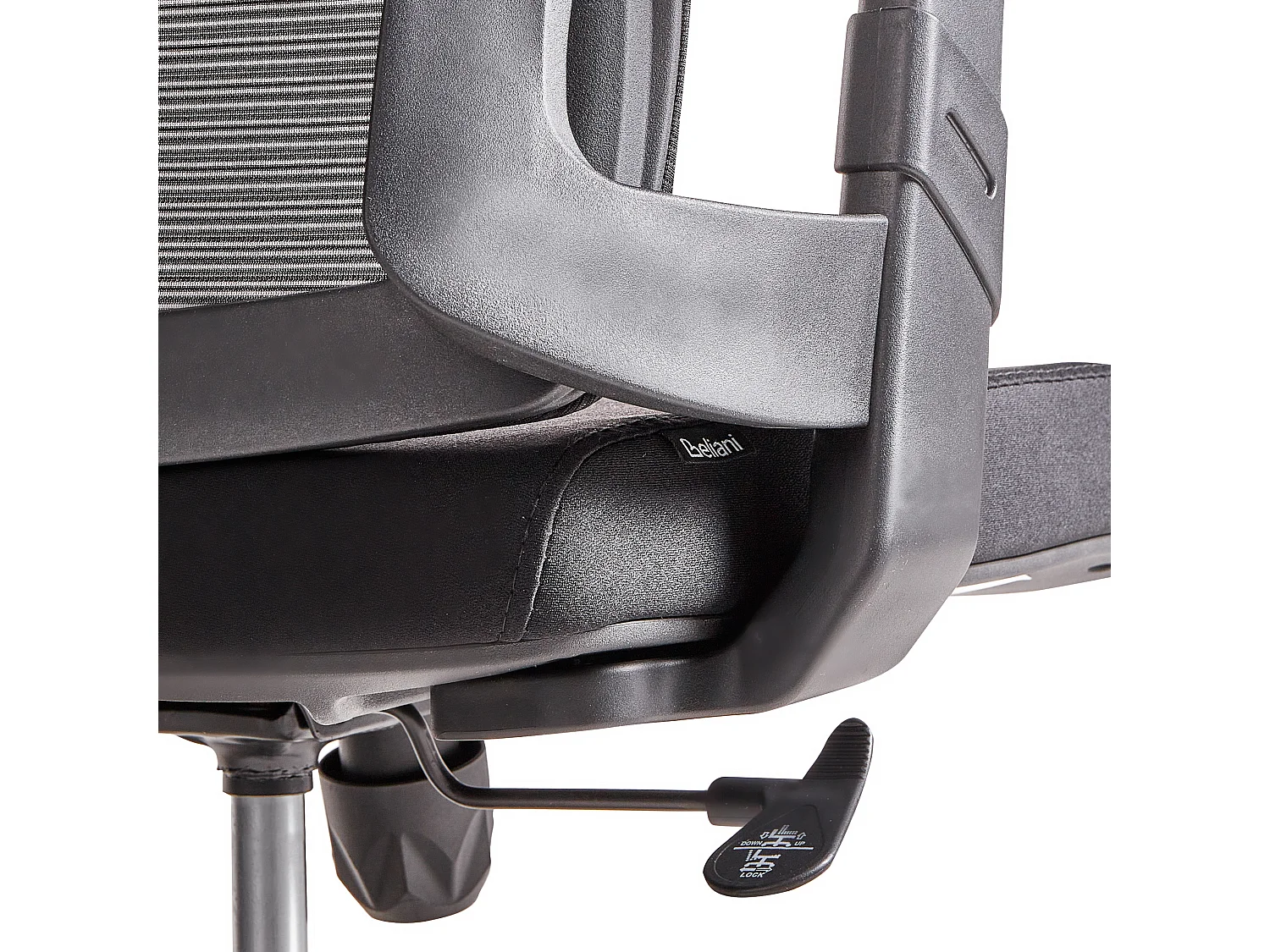 Chaise de bureau BARD Tissu Noir