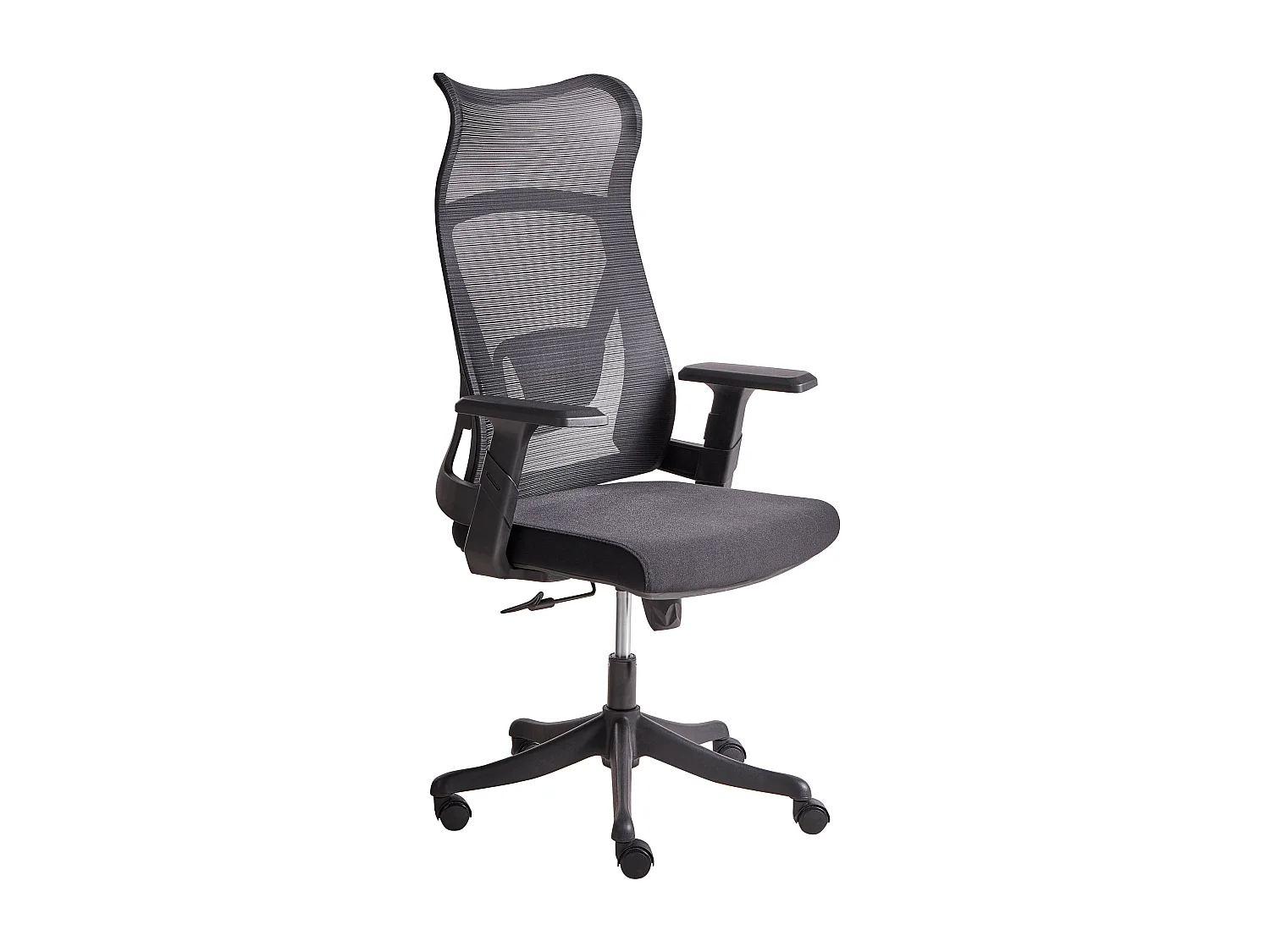 Chaise de bureau BARD Tissu Noir