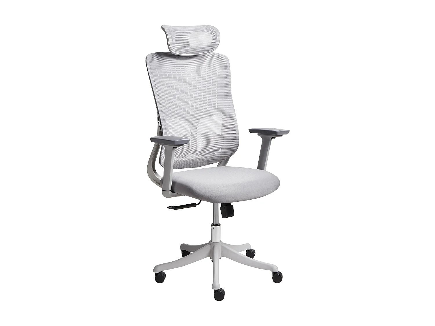 Chaise de bureau PARTNER Tissu Gris