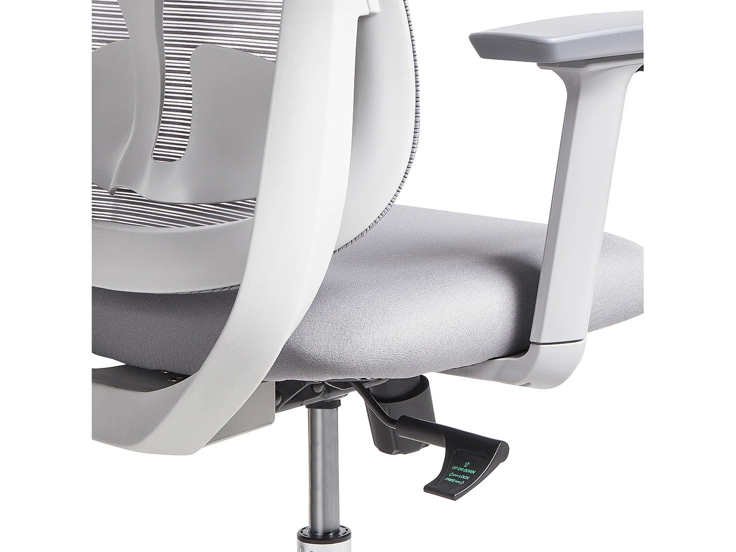 Bürostuhl drehbar PARTNER Stoff Grau