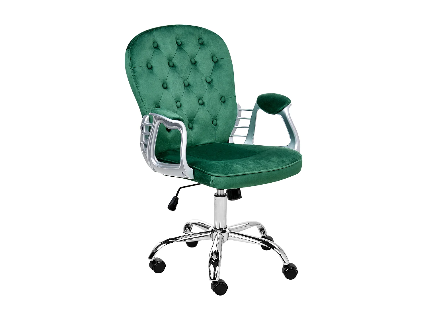 Chaise de bureau PRINCESS Velours Vert